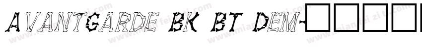 AvantGarde Bk BT Dem字体转换